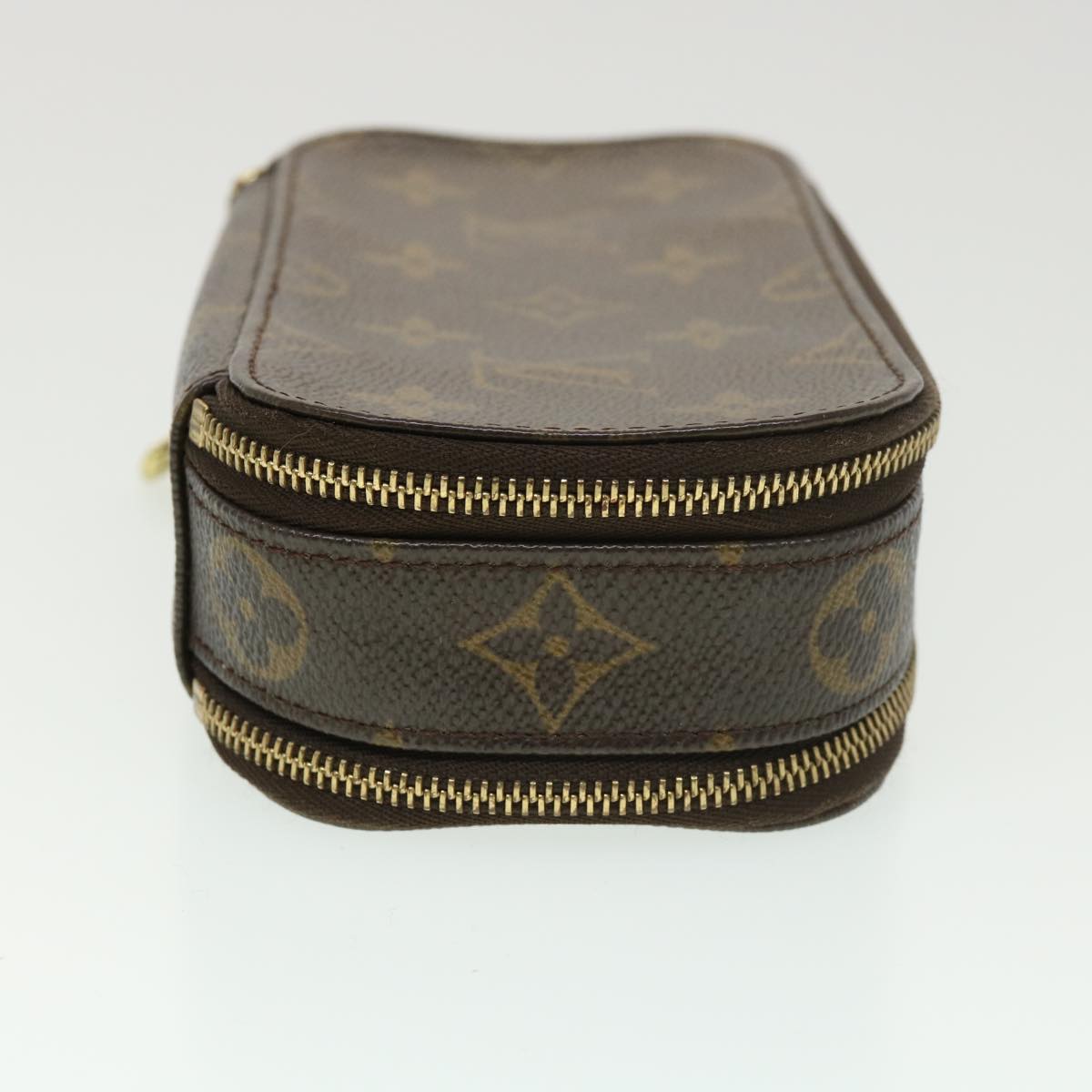 LOUIS VUITTON Monogram Trousse Brush PM Cosmetic Pouch M47510 LV Auth 39154