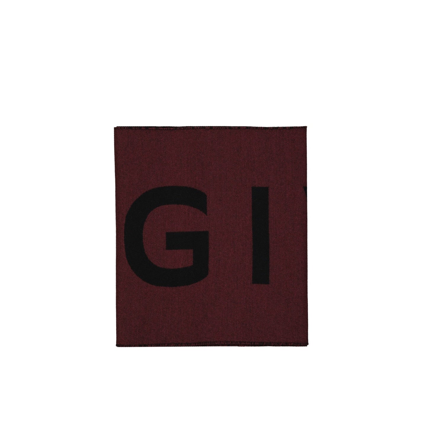 Givenchy Wool Logo Scarf Men