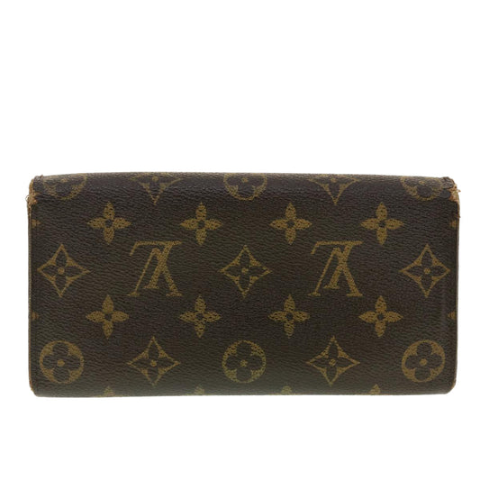 LOUIS VUITTON Monogram Portefeiulle Sarah Long Wallet M66556 LV Auth 39473