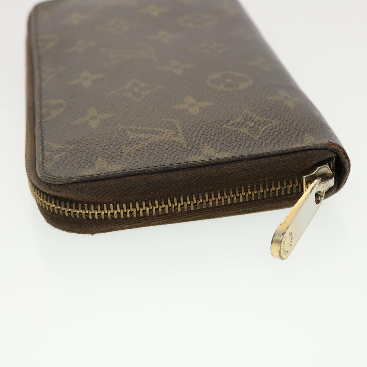 LOUIS VUITTON Monogram Zippy Organizer Long Wallet M62581 LV Auth 39479