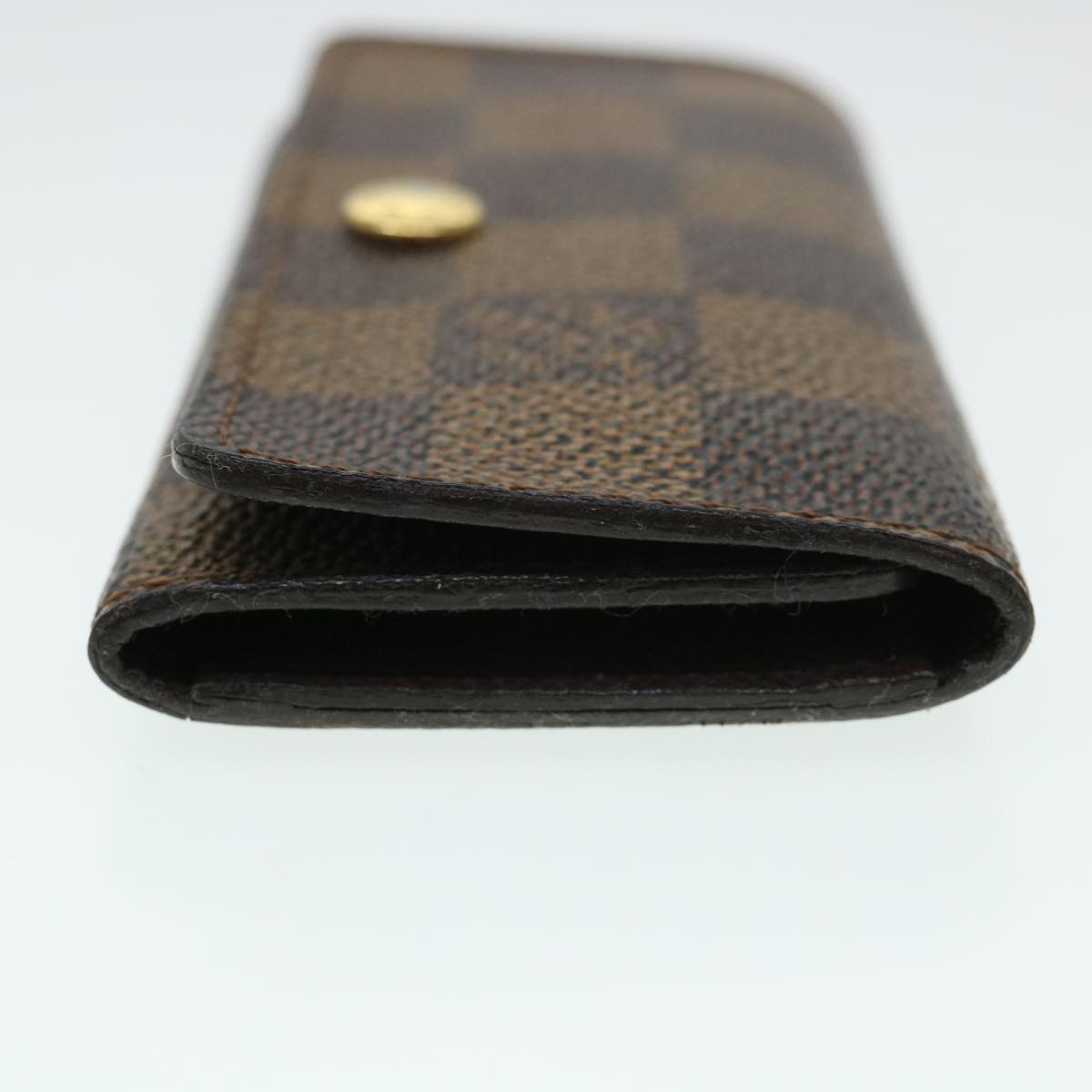 LOUIS VUITTON Damier Ebene Multicles 4 Key Case N62631 LV Auth 39594