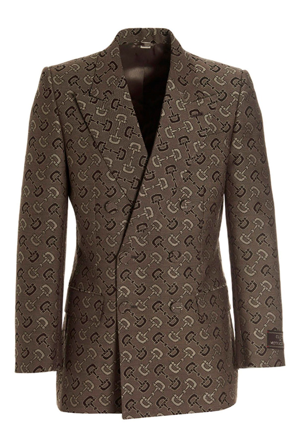 Gucci Men 'Horsebit Maxi' Blazer Jacket