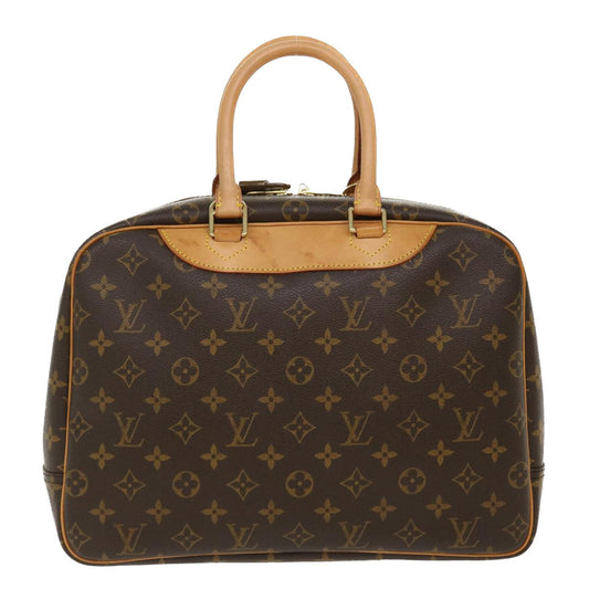 LOUIS VUITTON Monogram Deauville Hand Bag M47270 LV Auth 39669