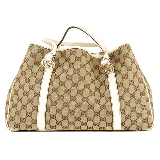 G*G GG Monogram Meduim Twins Tote (3956002)