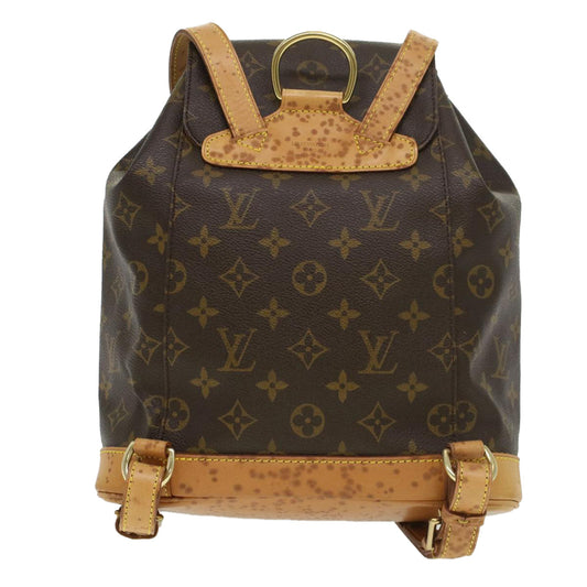 LOUIS VUITTON Monogram Montsouris MM Backpack M51136 LV Auth 39698
