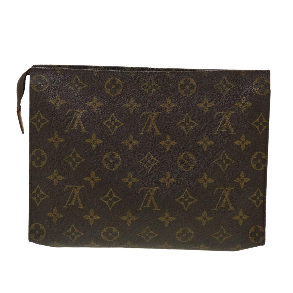 LOUIS VUITTON Monogram Poche Toilette 26 Pouch M47542 LV Auth 39890