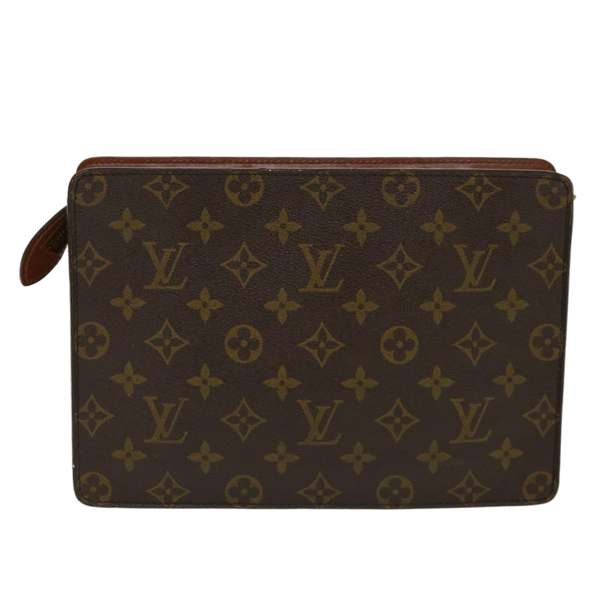 LOUIS VUITTON Monogram Pochette Homme Clutch Bag M51795 LV Auth 39891