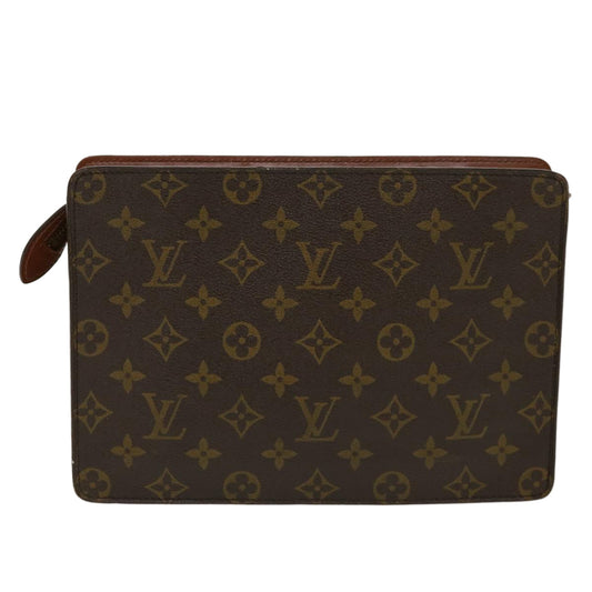 LOUIS VUITTON Monogram Pochette Homme Clutch Bag M51795 LV Auth 39891