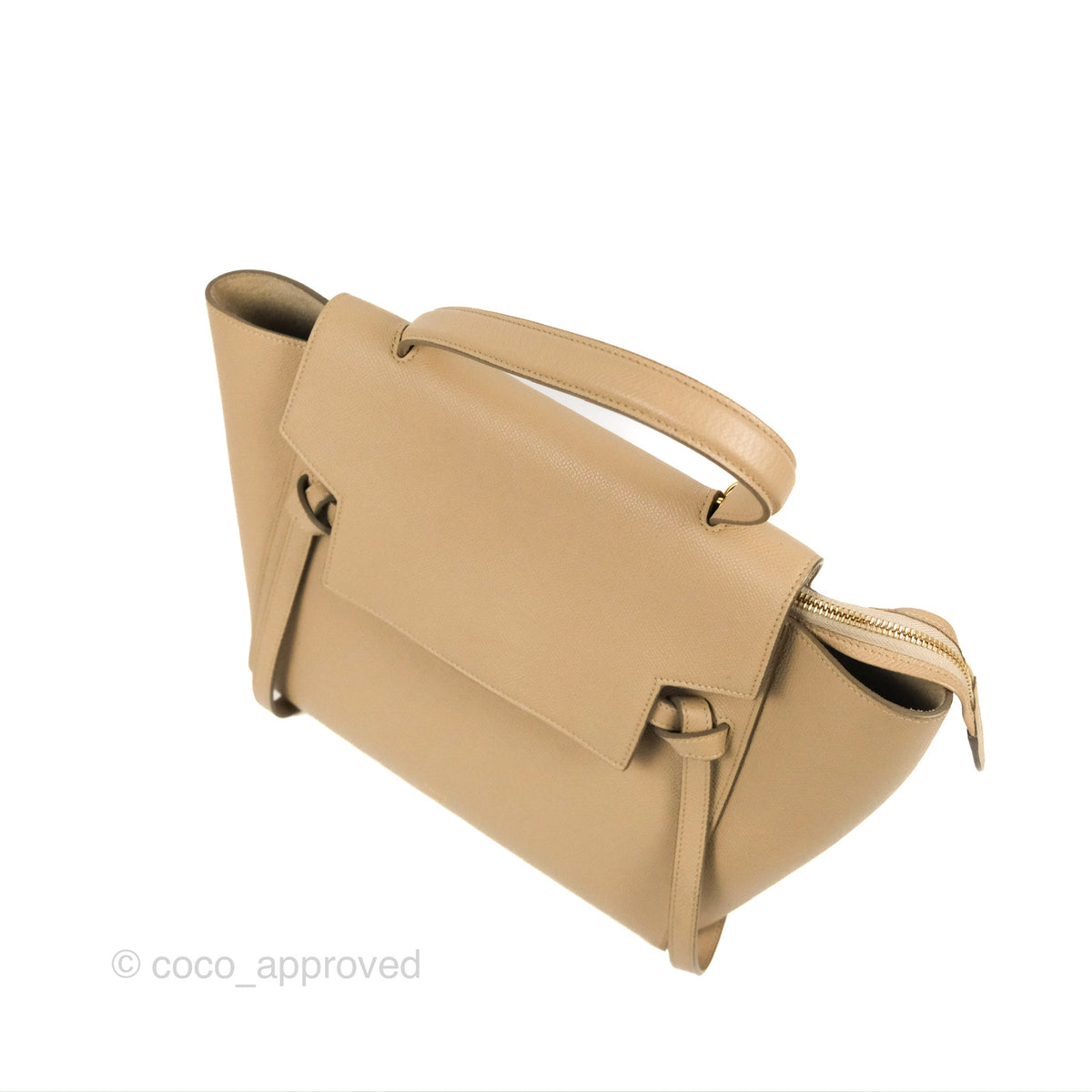 Celine Mini Belt Bag Light Taupe Grained Calfskin Gold Hardware