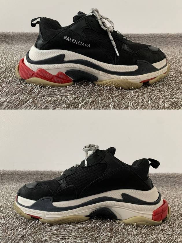 Bottega Veneta Luxury Balenciaga  Triple S Multi Bread Black Red 43 280