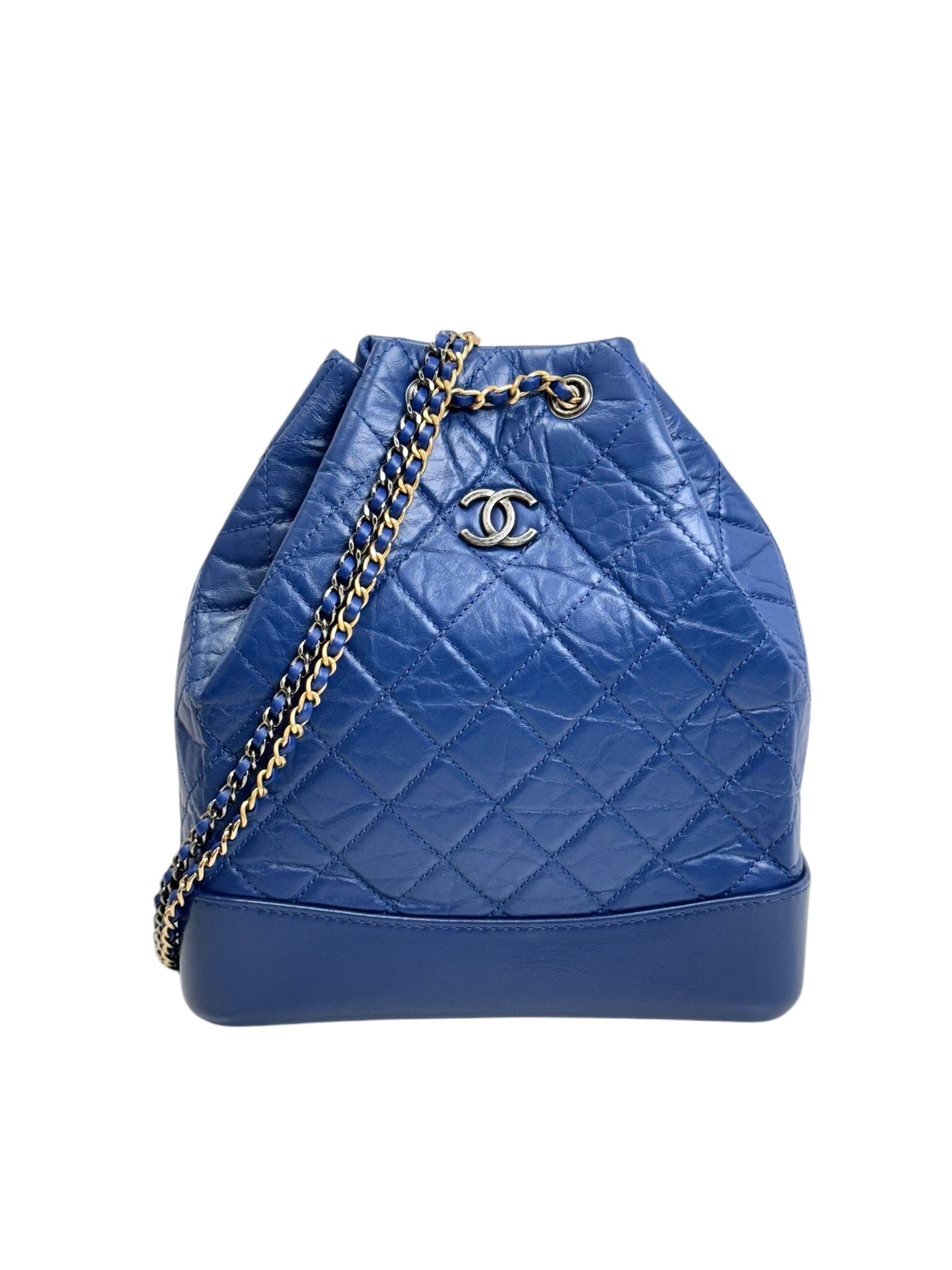 Chanel Gabrielle Backpack In Blue