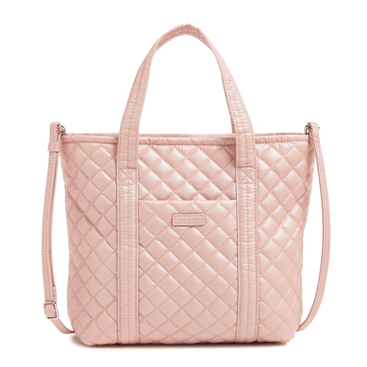 Mini Vera Tote Bag-Rose Quartz-Image 1-Vera Bradley