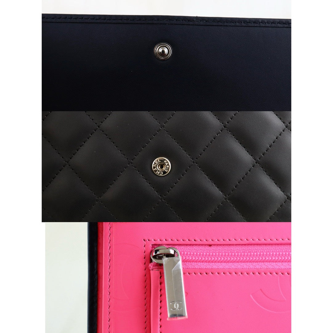 Excellent（Rank SA）｜ CHANEL Cambon Long Wallet Black  Made In 2014-2015 Year｜S24121010