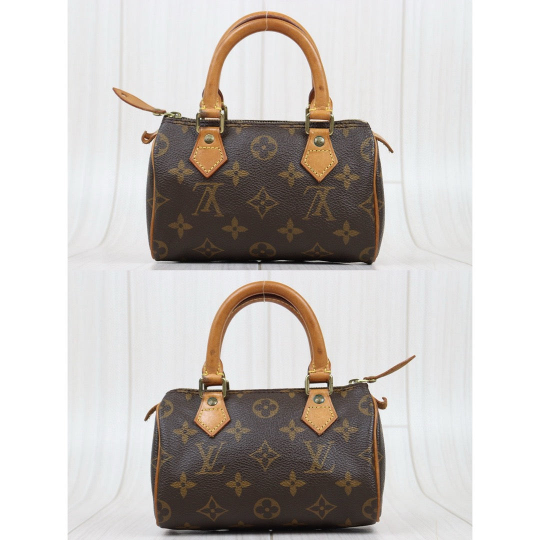 Good ( Rank AB)｜ LV Monogram Mini Speedy Handbag With Shoulderstrap｜25042111