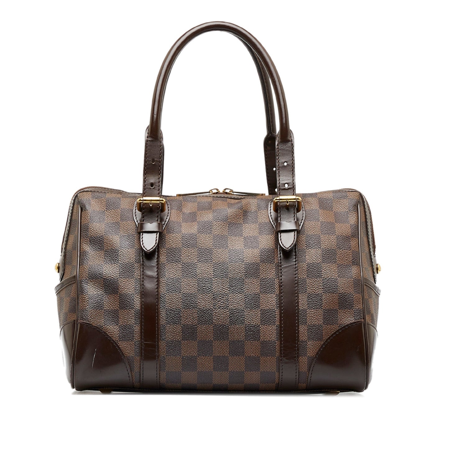 LOUIS VUITTON Damier Ebene Berkeley Handbag