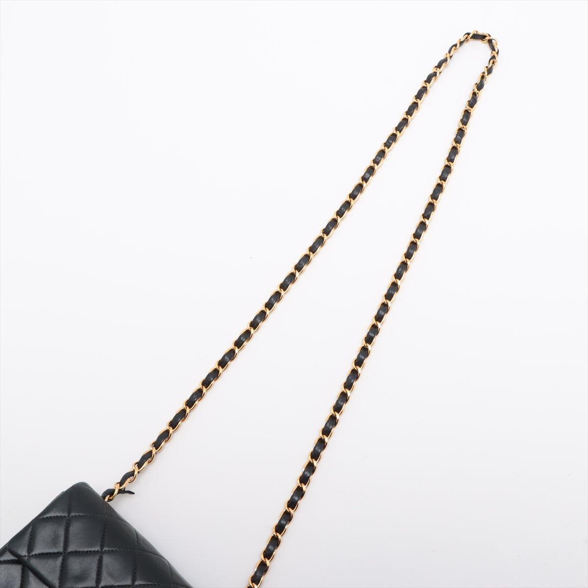 Chanel Mini Matrasse  Single Flap Single Chain Bag Navy G  6th