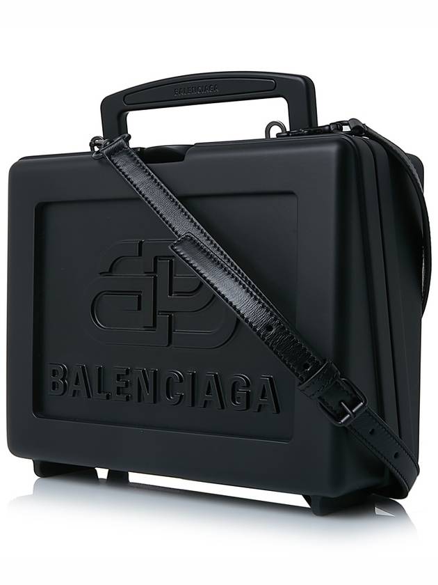 Luxury Balenciaga  BB Logo Top Handle Tote Bag Black