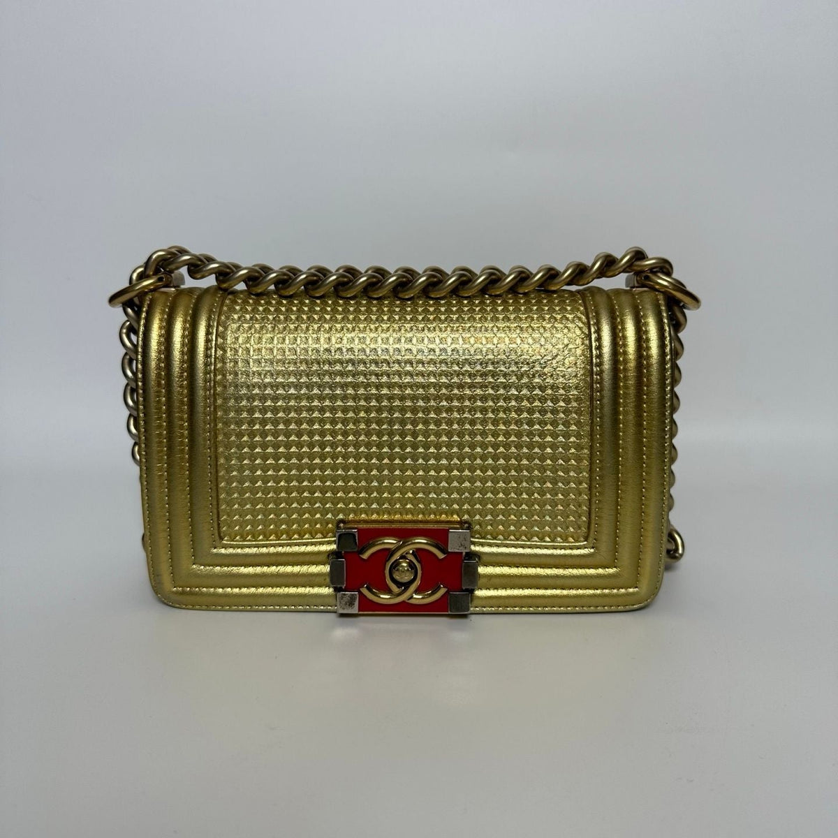 Chanel Leboy bag gold color - NG102619