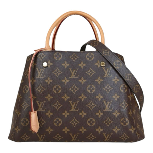 Rank A｜LV Monogram Montaigne Medium Hand Bag Shoulder Bag｜X24092301
