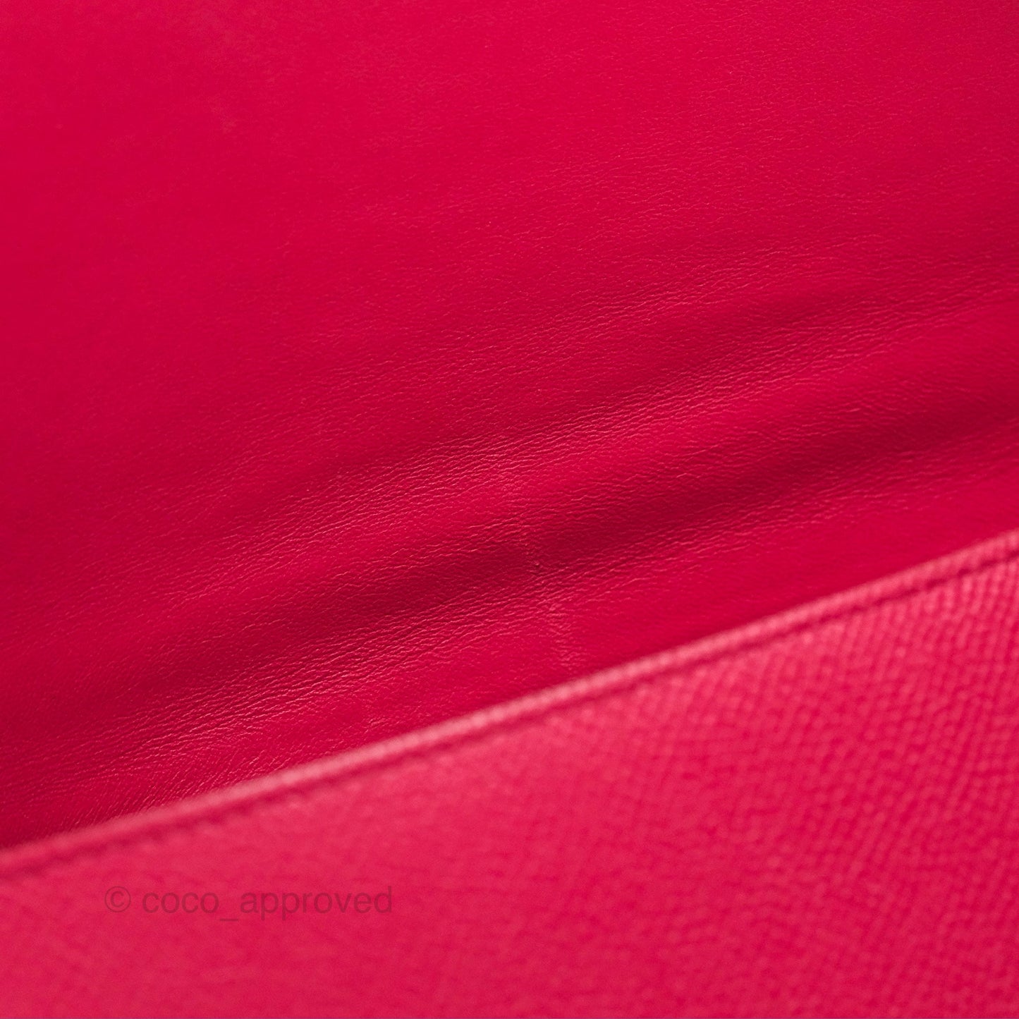 Celine Small Trotteur Crossbody Bag Grained Calfskin Dark Pink