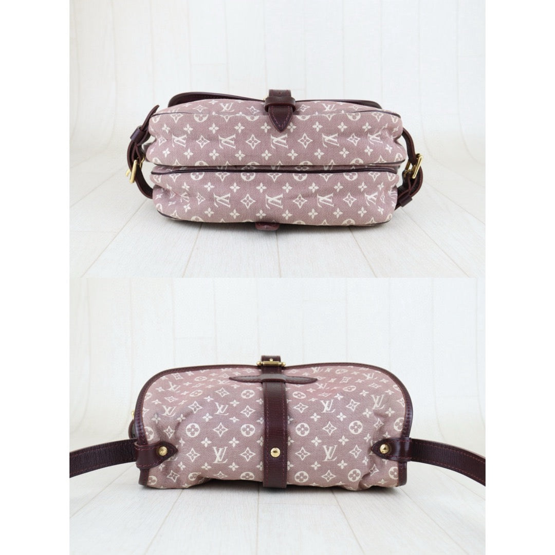 Very Good ( Rank A)｜LV Monogram Mini Run Saumur  Shoulder Bag Canvas Leather ｜H25031801