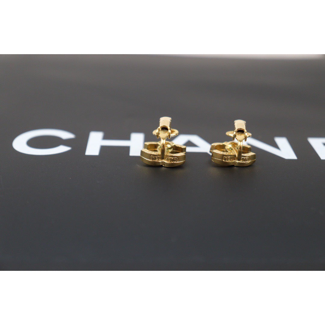 Rank A ｜CHANEL COCO Earrings 18k Gold Plated ｜24050628