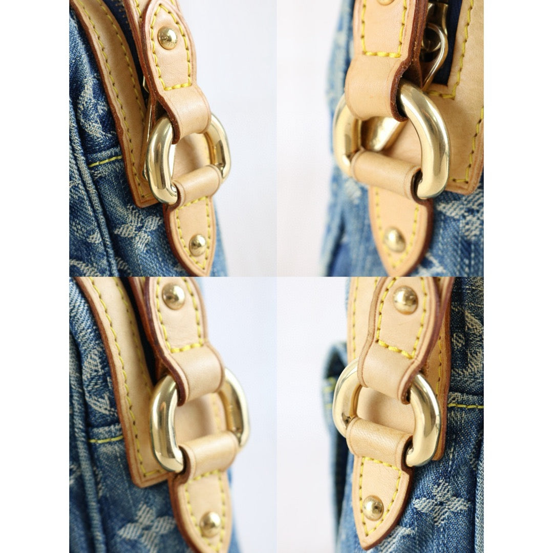 Good ( Rank AB) ｜LV Monogram Denim Blue Camera Bag Shoulder Bag｜J24111201