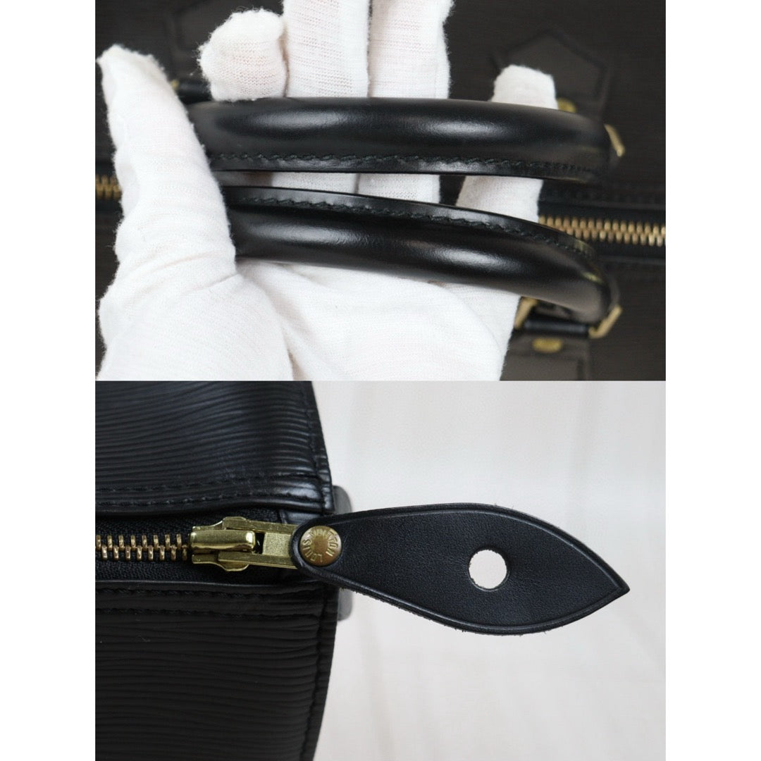Very Good ( Rank A)｜ LV Epi Speedy 25 Hand Bag Black｜25031812