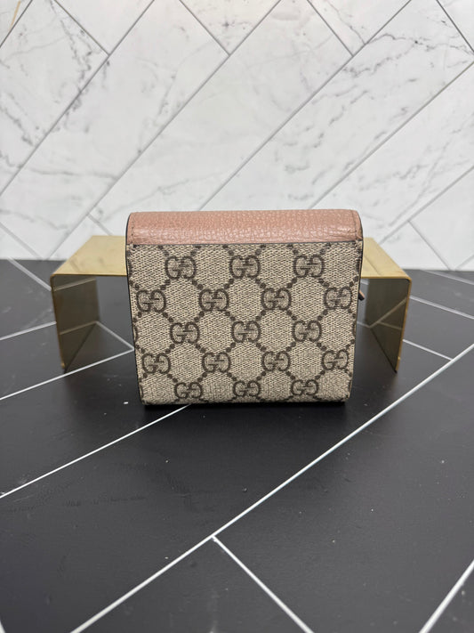 Gucci Beige Marmont Compact Wallet