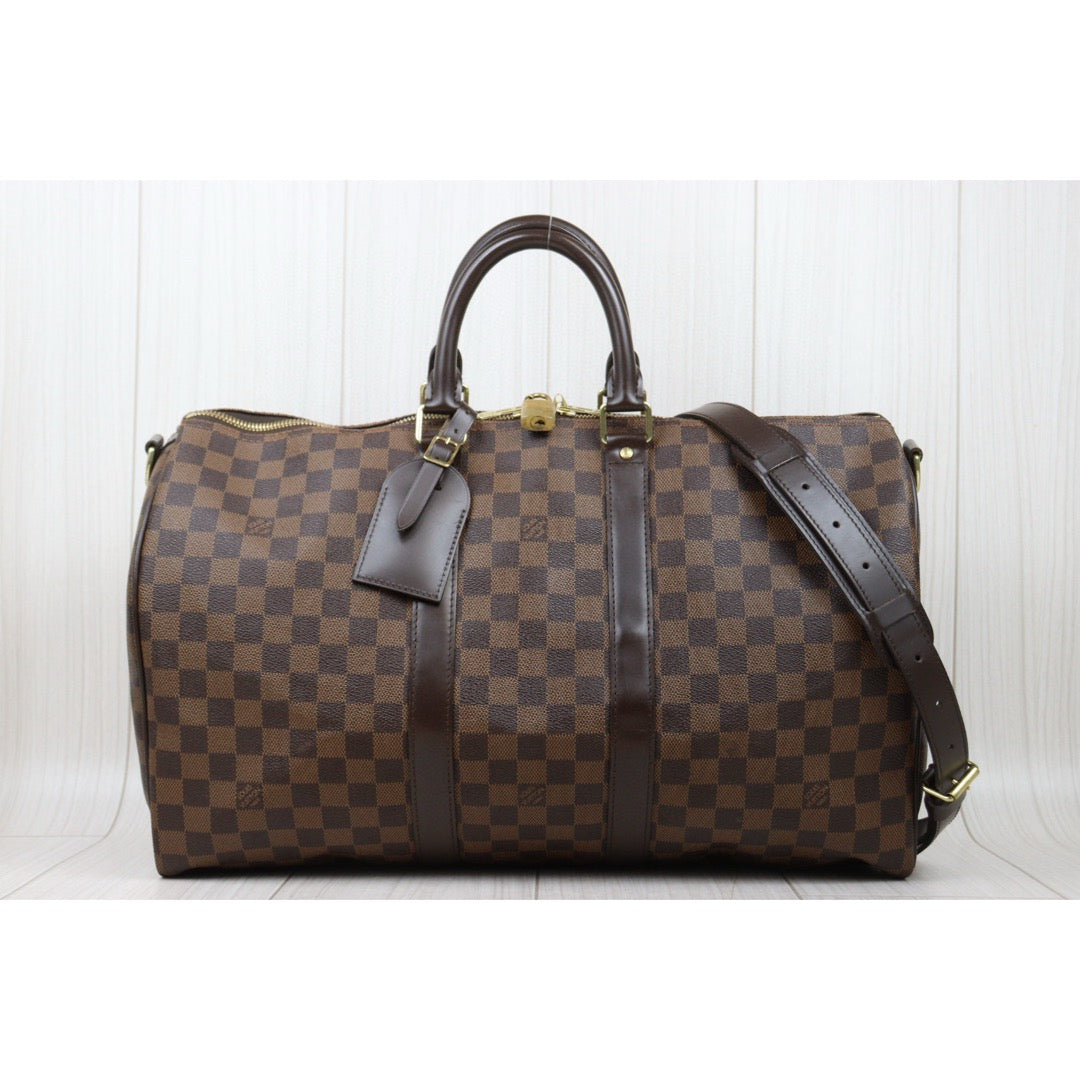 Good ( Rank AB)｜ LV Damier Keypol Bandrière 45 With Shoulderstrap｜S25032627