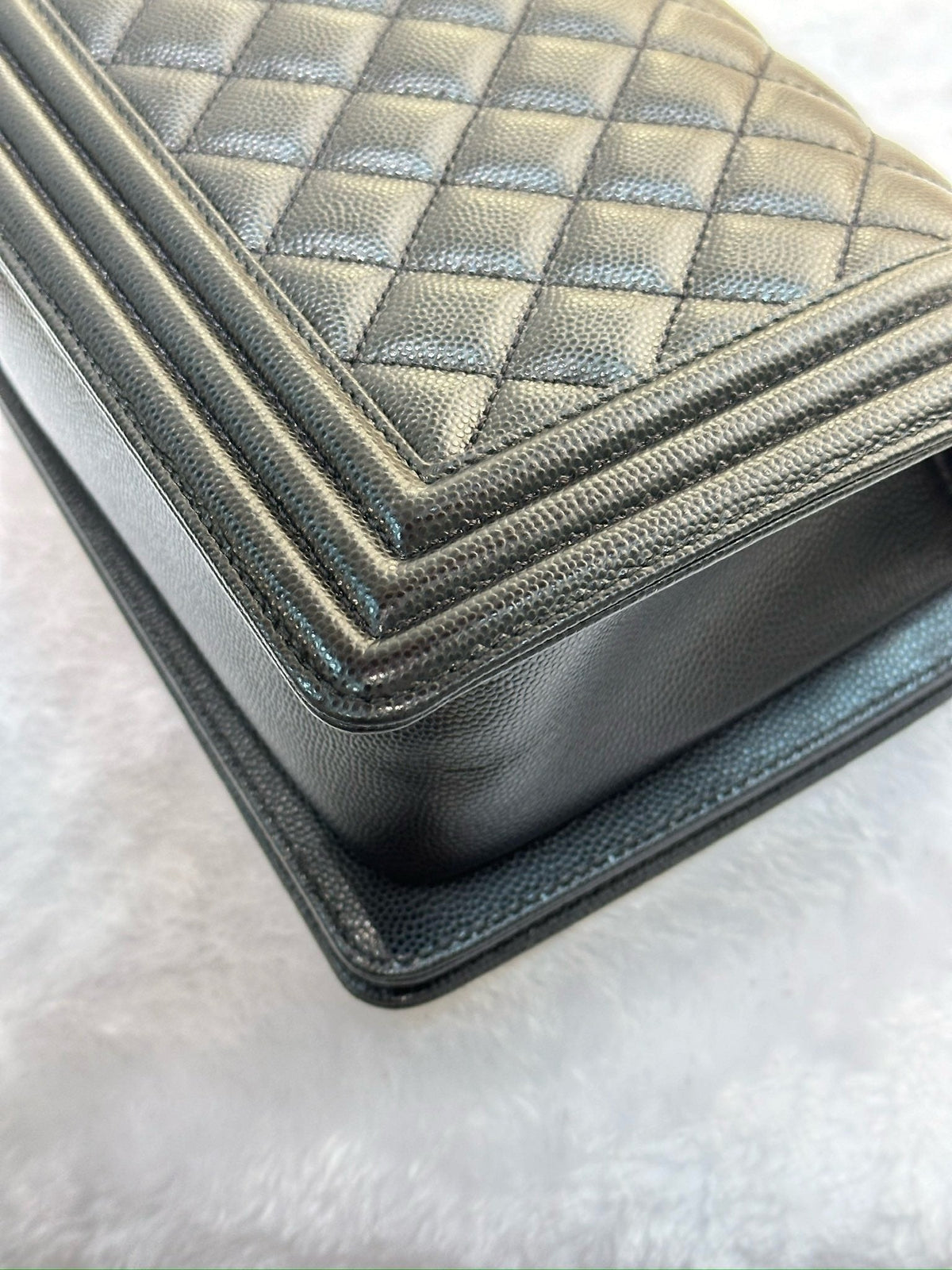 Chanel Medium Caviar Boy Bag Black GHW