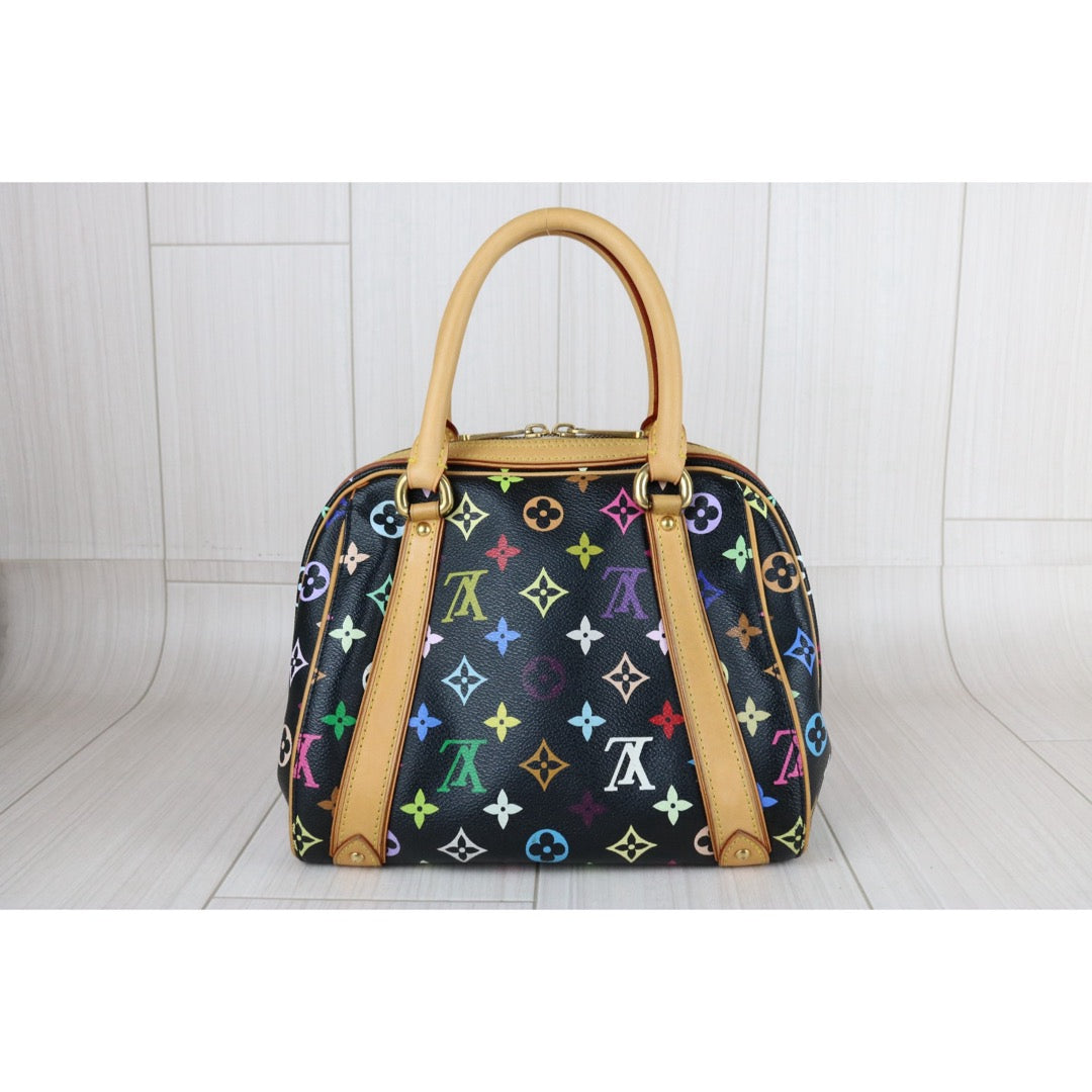 Good ( Rank AB) ｜  LV Takashi Murakam Multi Monogram Bowling Bag Hand Bag Black｜S25051902