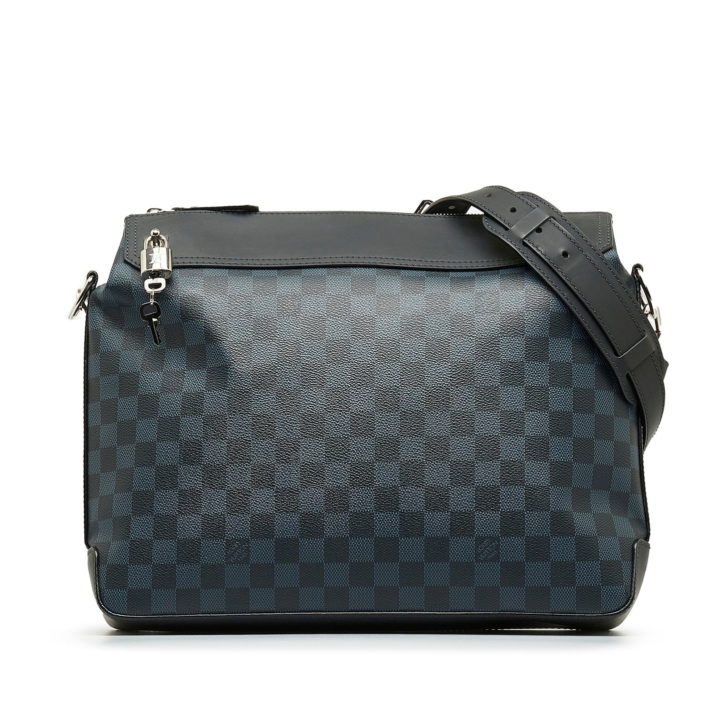 Blue Louis Vuitton Damier Cobalt Greenwich Messenger Crossbody Bag