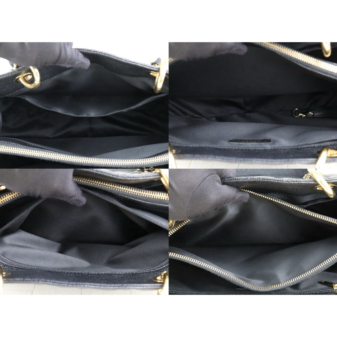 Very Good ( Rank A) ｜ CHANEL Matrasse GST Chain Tote Bag Caviar Skin Black  Made In 2010-2011 Year｜H25052624