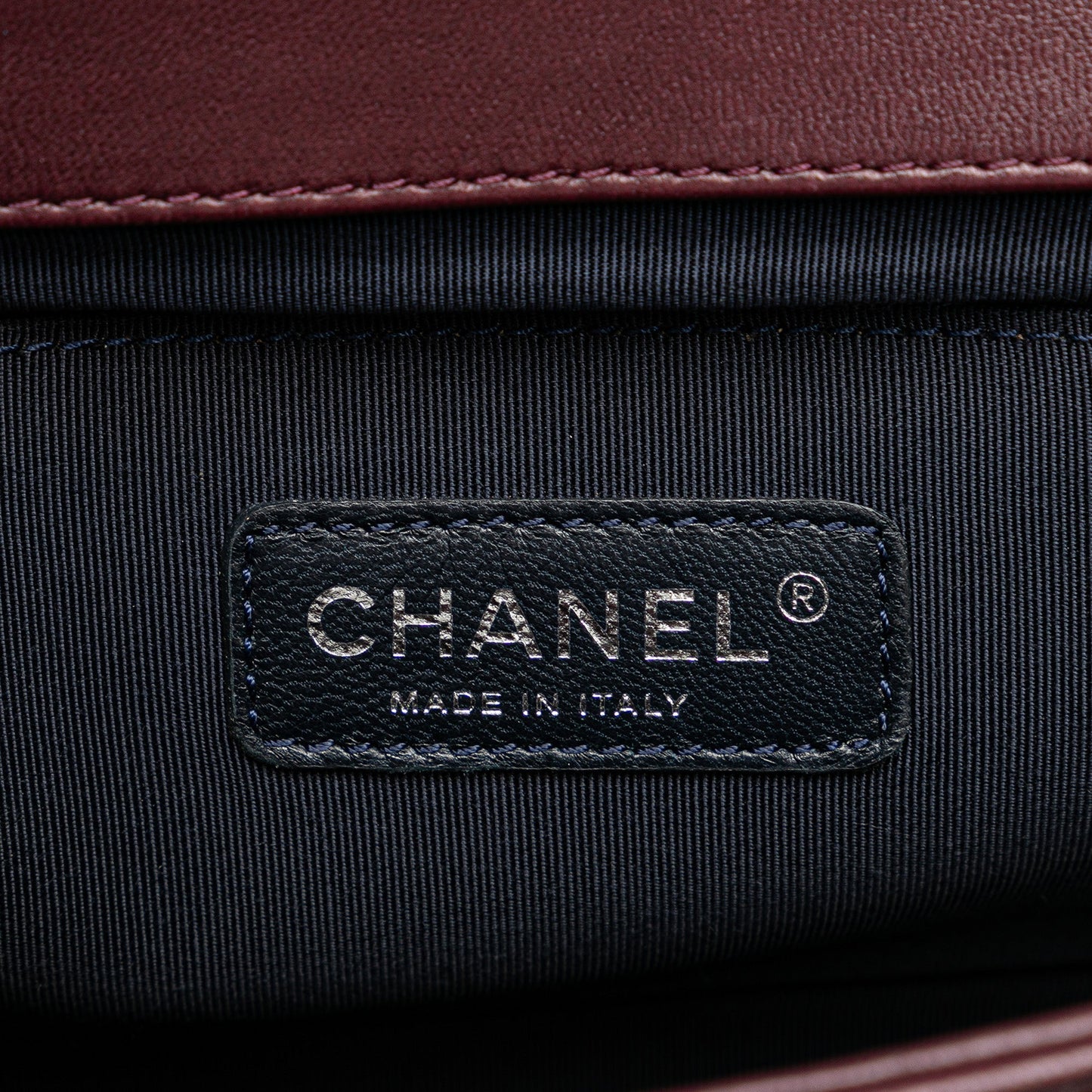 Red Chanel Medium Velvet and Tweed Boy Flap Shoulder Bag