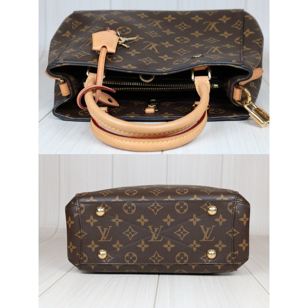 Rank A｜LV Monogram Montaigne BB Hand Bag Shoulder Bag｜S24080201