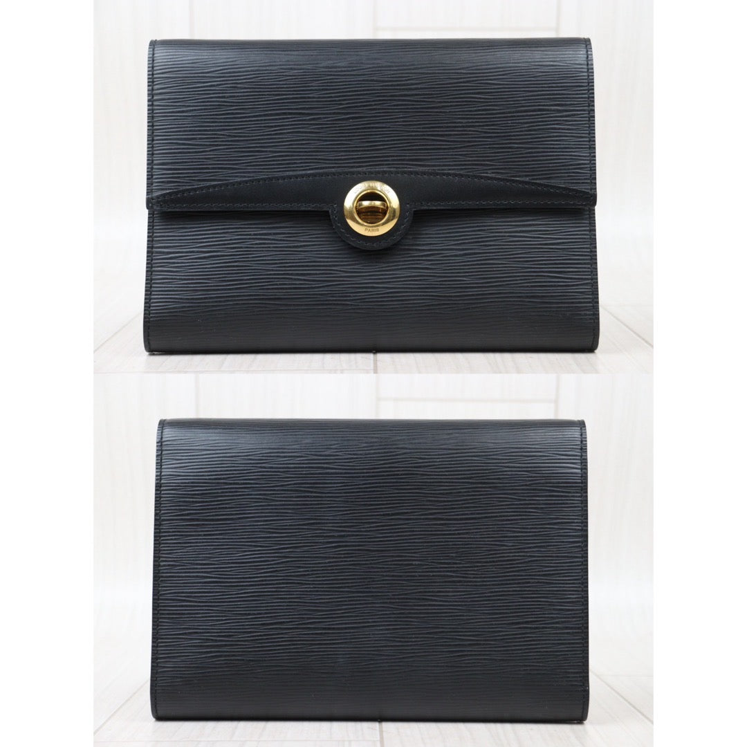 Rank AB｜ LV Epi Shoulder Bag Black｜24071527
