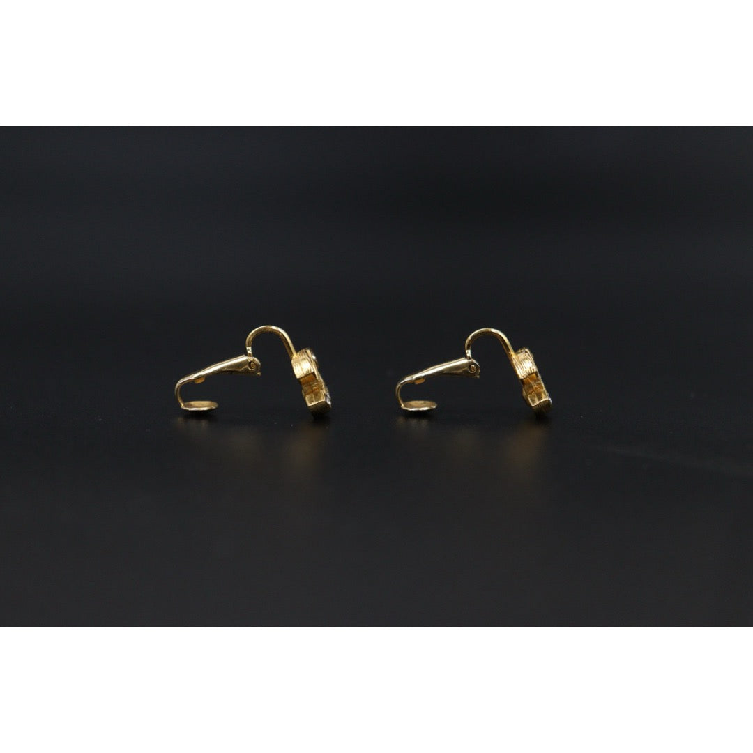 Very Good ( Rank A)｜ CHANEL Coco Mark Rhinestone Earrings｜V25071007