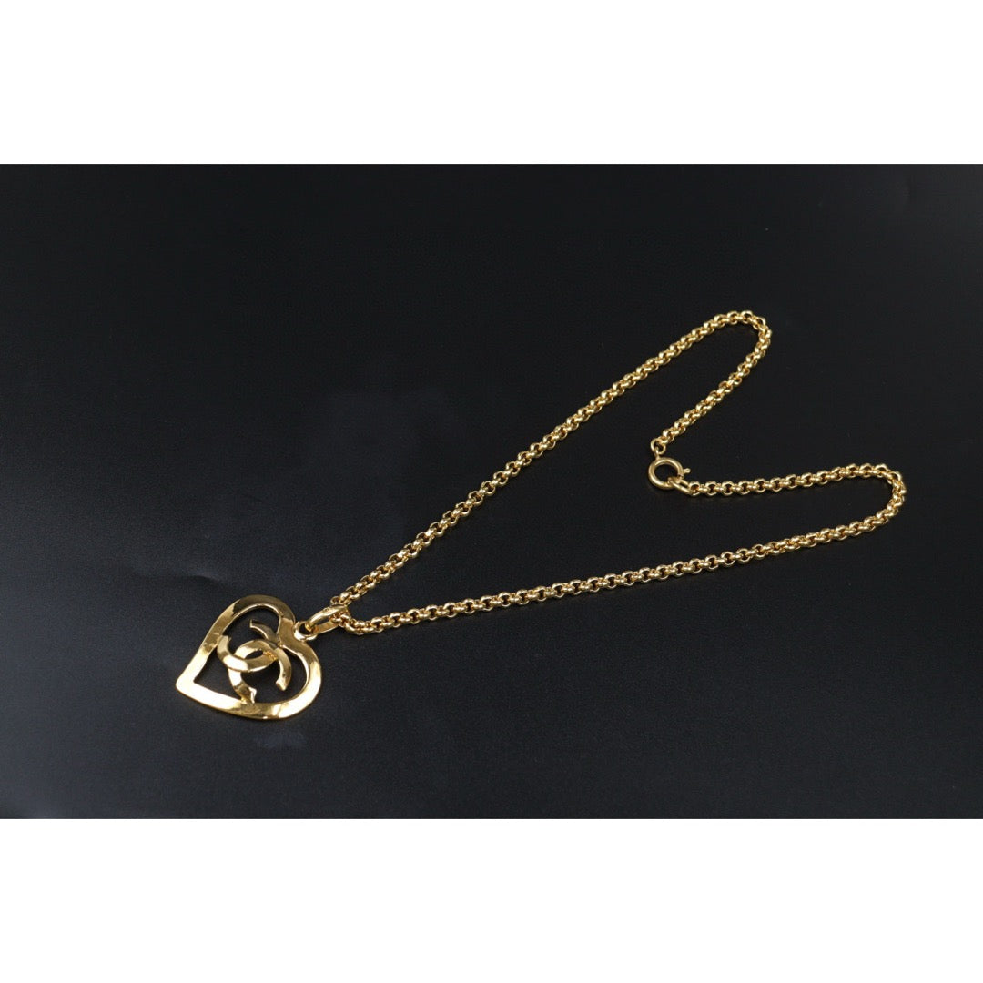 Very Good ( Rank A) ｜ CHANEL Coco Mark 24K Gold Plated Necklace｜25032710