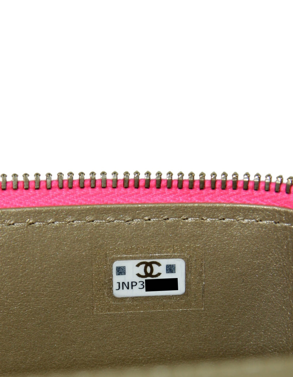 Chanel Neon Pink Patent Pearl Crush Small Vanity Case
