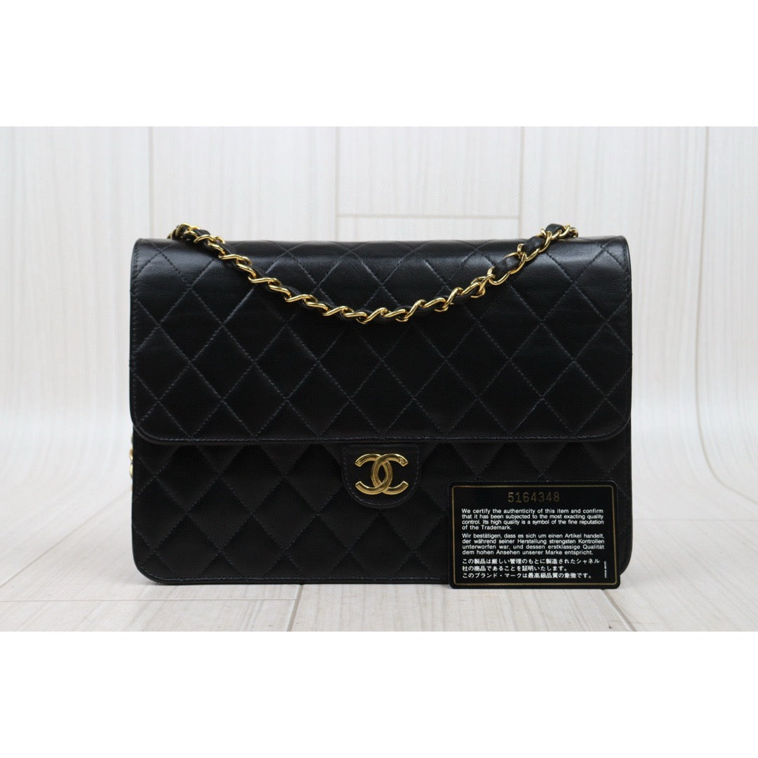 Very Good ( Rank A)｜ CHANEL  Lamb Skin Chain CF 25 Shoulder Bag Made in 1997-1999Year ｜24071901