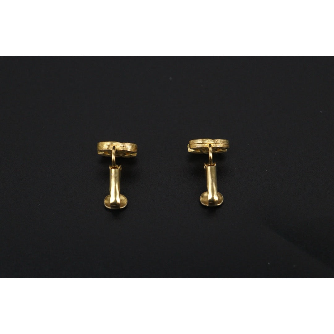 Very Good ( Rank A)｜ CHANEL Coco Mark Rhinestone Earrings｜V25071007