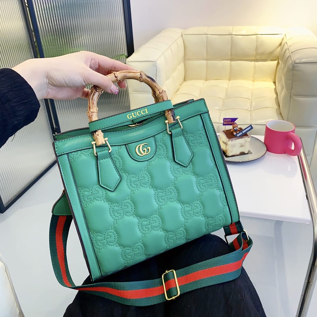 Gucci  Diana Handbag  Bamboo Handle Tote