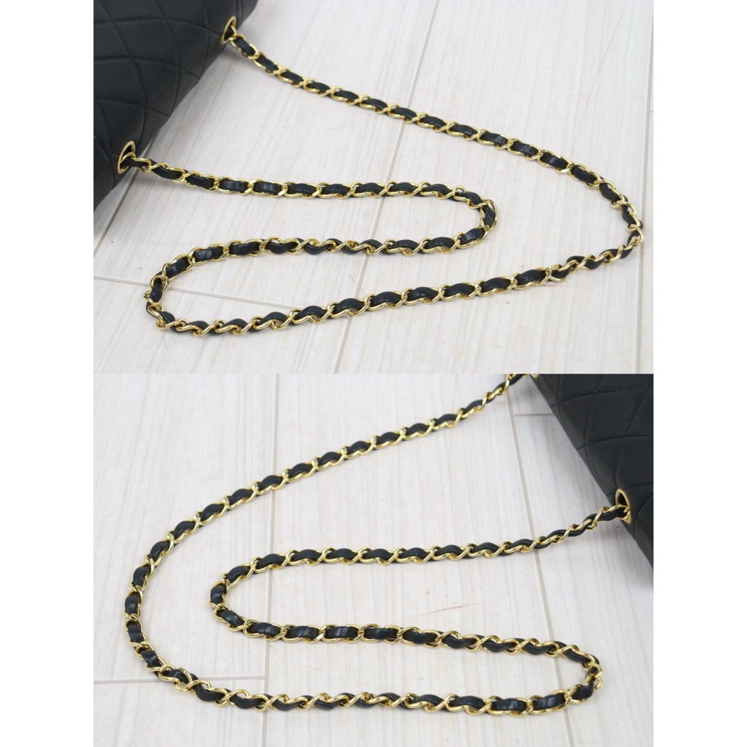 Good ( Rank AB)｜ CHANEL Matrasse Diana 22 Lamb Skin  Chain Bag Made in 1991-1994 Year｜P25031403