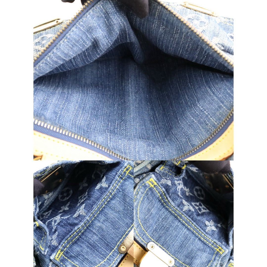 Very Good ( Rank A) ｜ LV Monogram Denim Noe Speedy Handbag   ｜S25022502