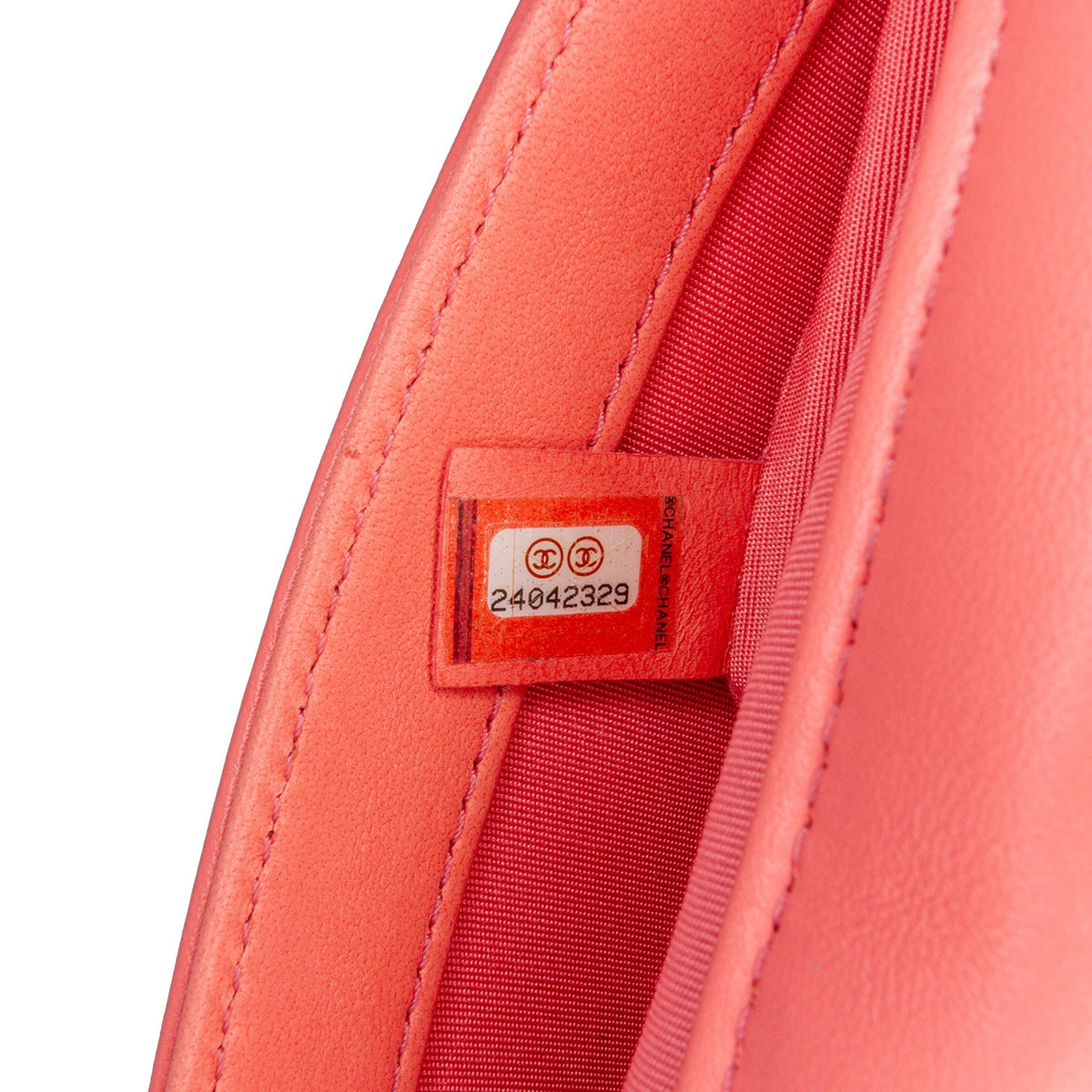 Pink Chanel CC Quilted Lambskin Handle Tied Flap Satchel