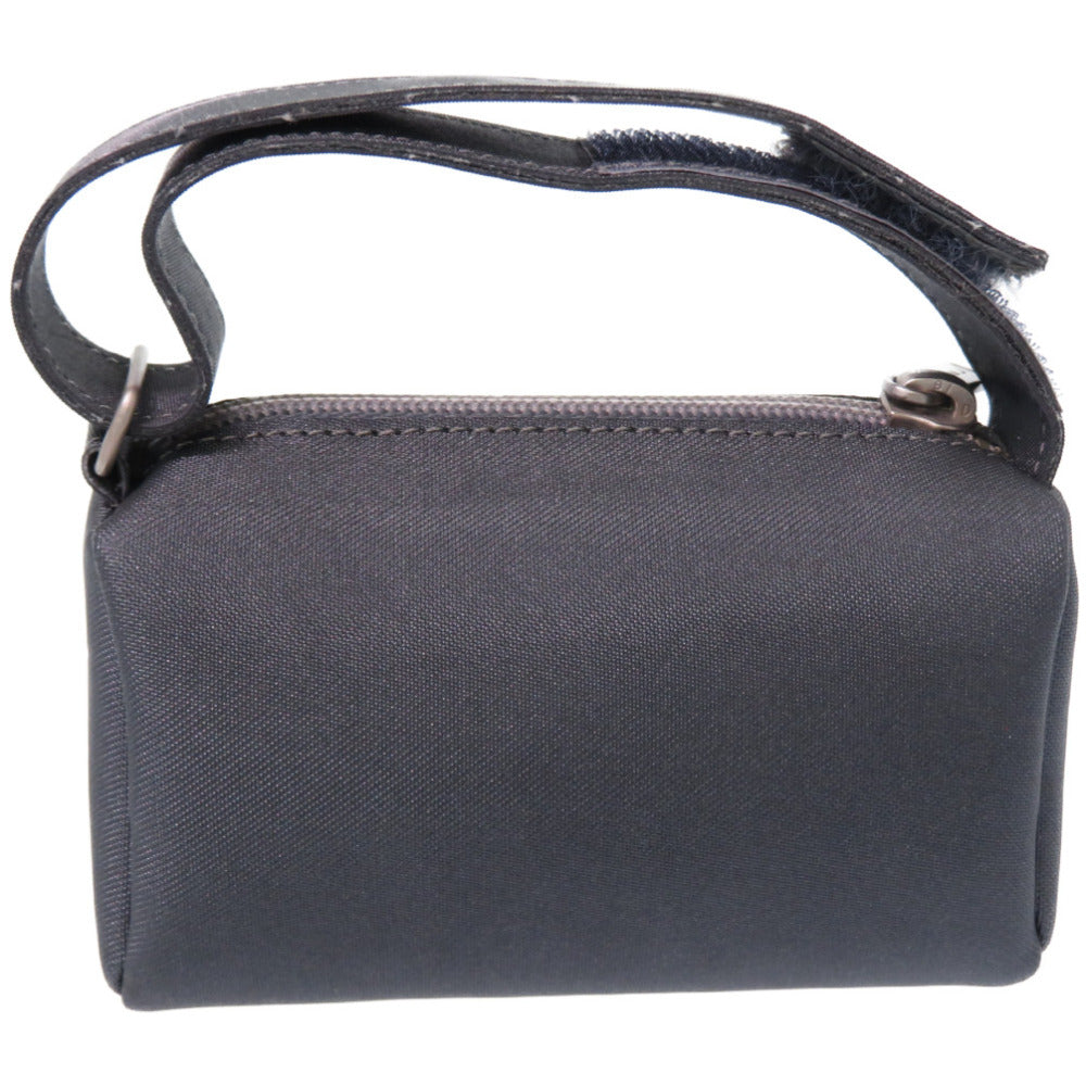 CHANEL Pouch Nylon gray vintage Nylon pouch