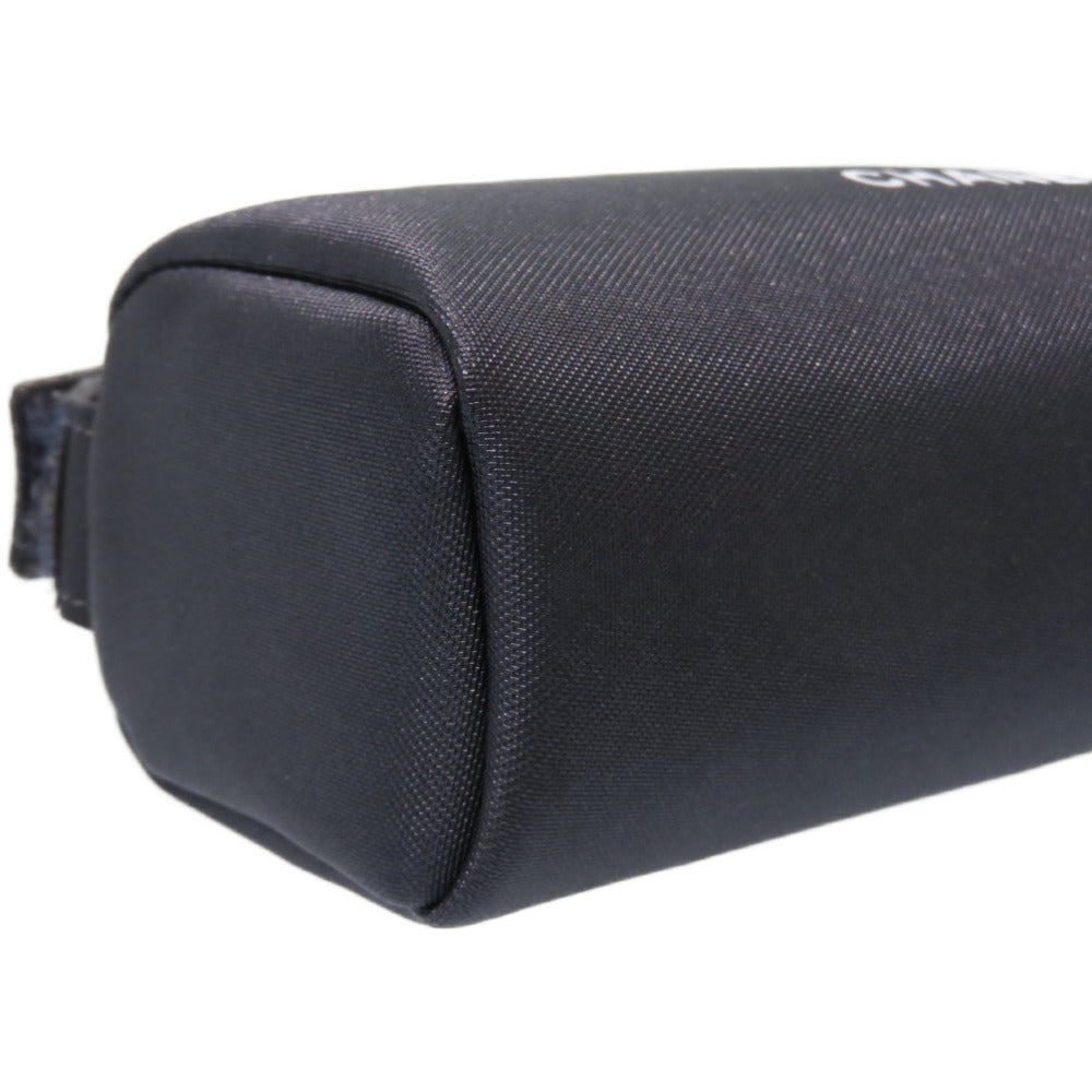 CHANEL Pouch Nylon gray vintage Nylon pouch