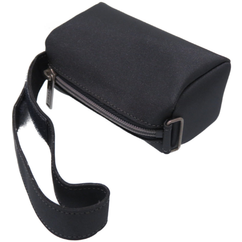 CHANEL Pouch Nylon gray vintage Nylon pouch