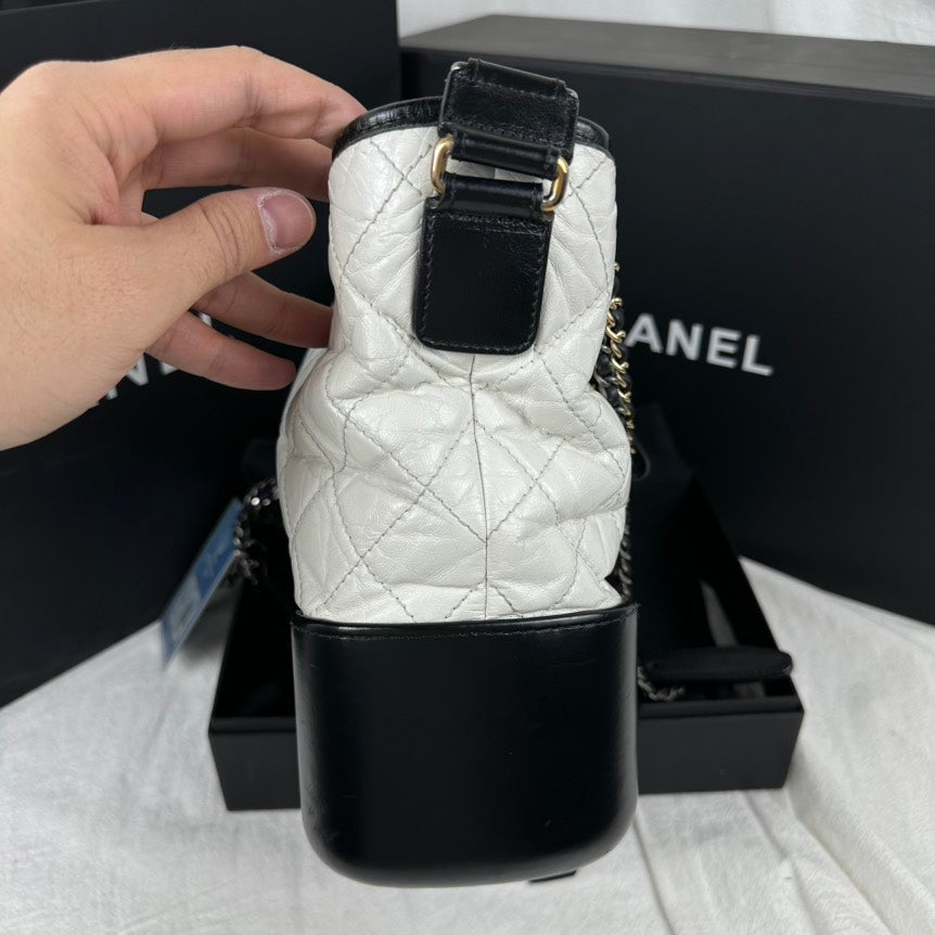 Chanel Gabrielle Hobo Quilted Aged Calfskin Small